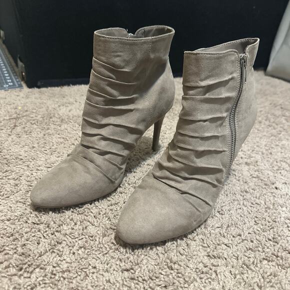 Tan Booties - Picture 1 of 7
